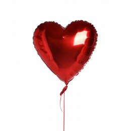 Širdelės formos folinis helio balionas